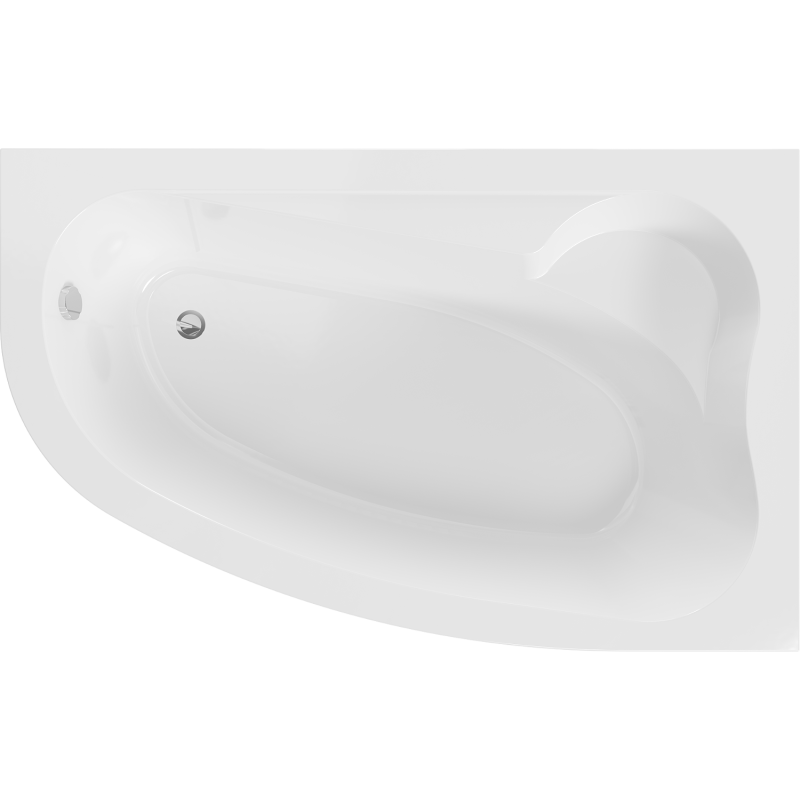 Mexen Westa right corner bathtub 160 x 100 cm, white - 560116010002