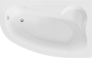 Mexen Westa right corner bathtub 160 x 100 cm, white - 560116010002