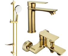 Mexen Royo DF05 bath set, gold - 72203DF05-50