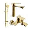 Mexen Royo DQ45 bath set, gold - 72203DQ45-50