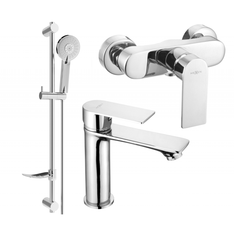 Mexen Royo DF40 shower set, Chrome - 72204DF40-00