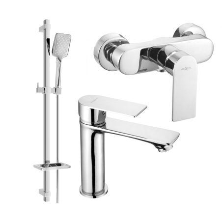 Mexen Royo DQ62 shower set, Chrome - 72204DQ62-00