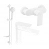 Mexen Royo DF05 shower set, White - 72204DF05-20