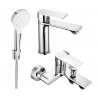 Mexen Royo R05 bath set, chrome - 72203R05-00