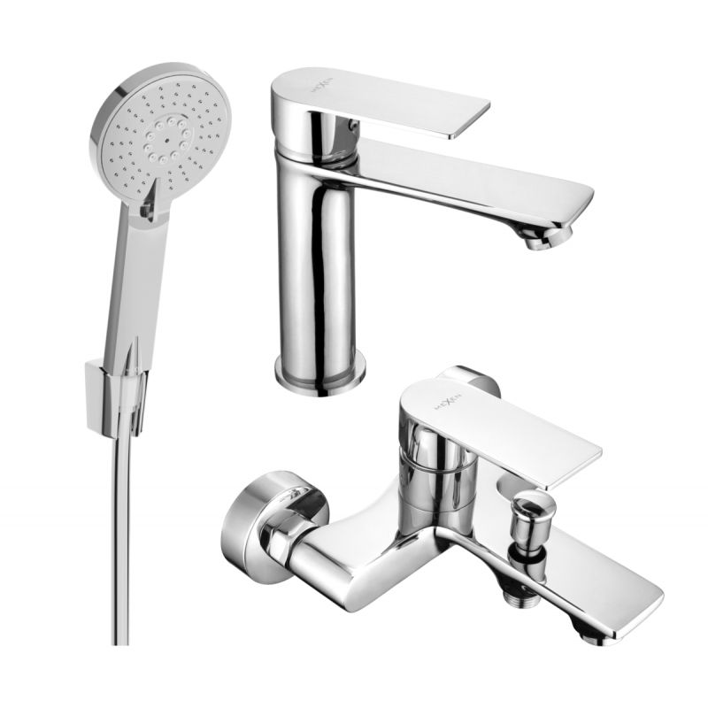Mexen Royo R40 bath set, chrome - 72203R40-00