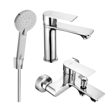 Mexen Royo R40 bathtub set, Chrome - 72203R40-00