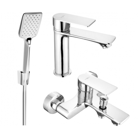 Mexen Royo R62 bathtub set, Chrome - 72203R62-00