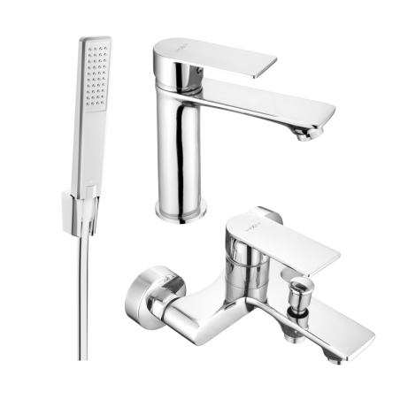 Mexen Royo R72 bathtub set, Chrome - 72203R72-00