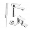 Mexen Royo R72 Bath Set, Chrome - 72203R72-00