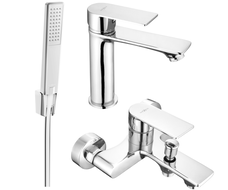 Mexen Royo R72 Bath Set, Chrome - 72203R72-00