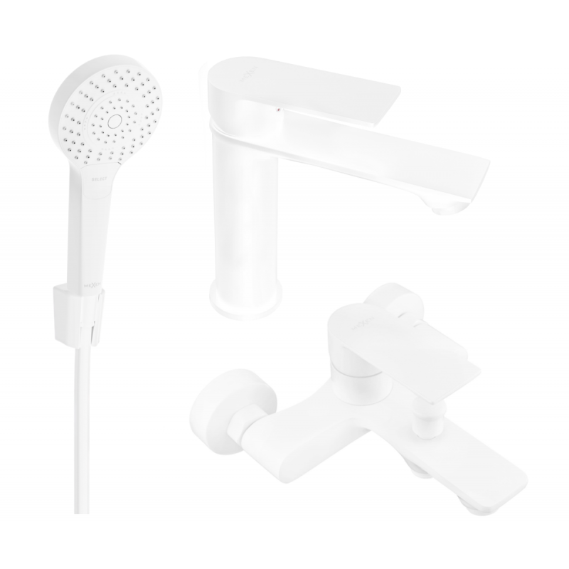 Mexen Royo R05 bathtub set, White - 72203R05-20