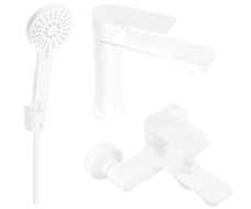 Mexen Royo R40 bathtub set, White - 72203R40-20
