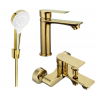 Mexen Royo R05 bathtub set, Gold - 72203R05-50