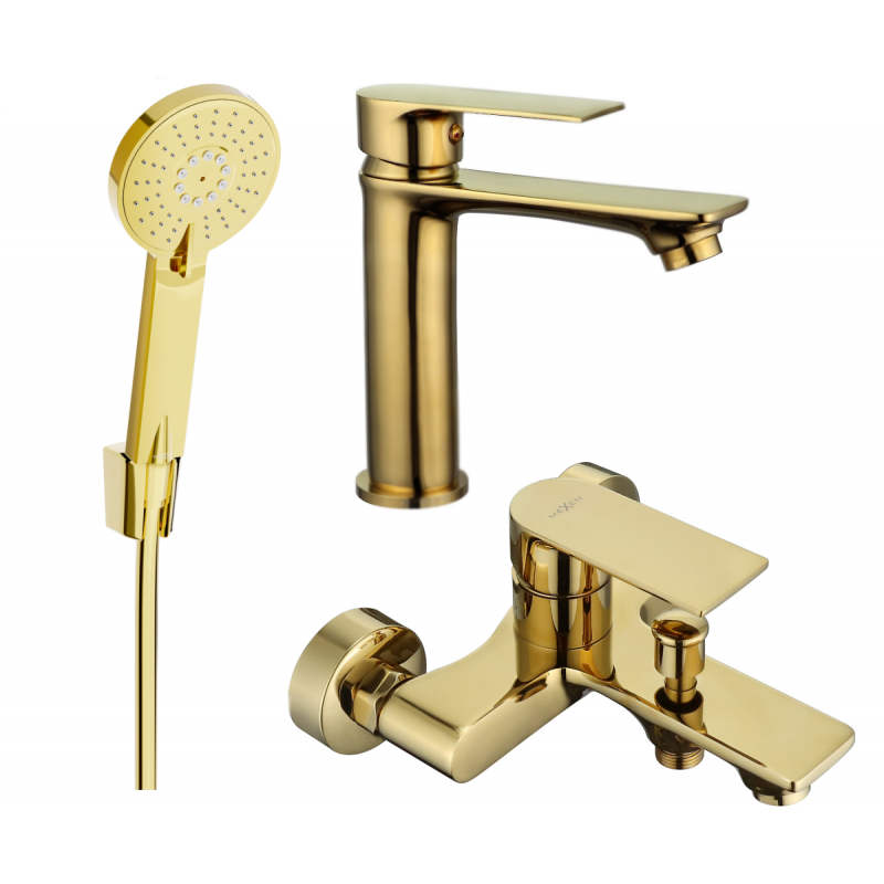 Mexen Royo R40 bath set, gold - 72203R40-50