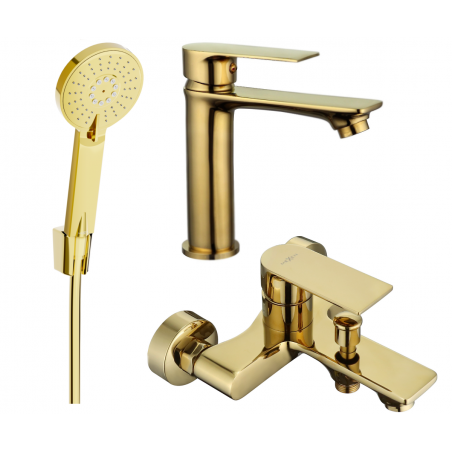 Mexen Royo R40 bath set, gold - 72203R40-50