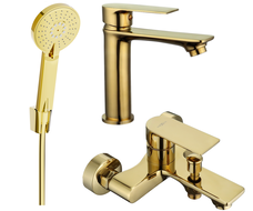 Mexen Royo R40 bathtub set, Gold - 72203R40-50