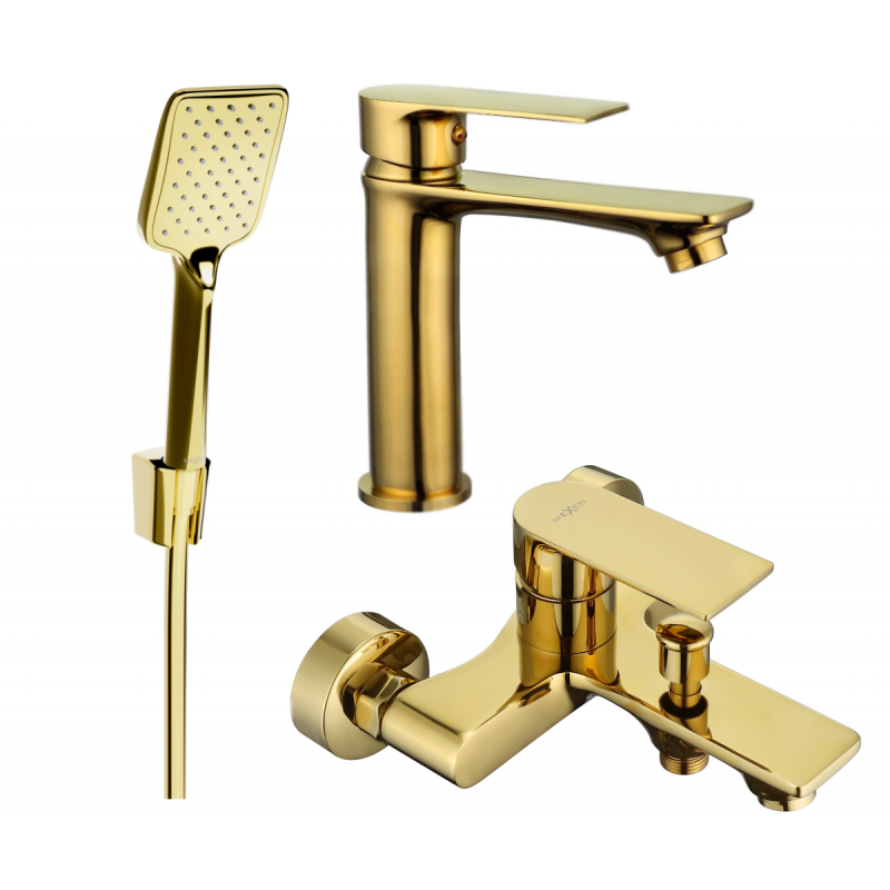 Mexen Royo R62 bath set, gold - 72203R62-50