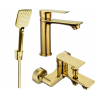 Mexen Royo R62 bathroom set, gold - 72203R62-50