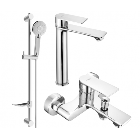 Mexen Royo DF40 bathtub set, Chrome - 72213DF40-00