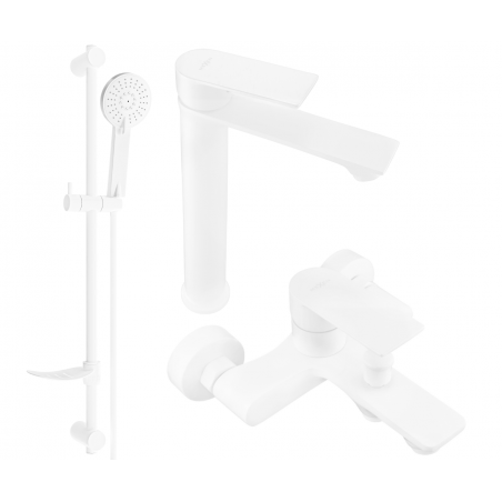 Mexen Royo DF40 bathtub set, White - 72213DF40-20