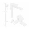 Mexen Royo DQ62 bath set, white - 72213DQ62-20
