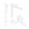 Mexen Royo DQ62 bathtub set, White - 72213DQ62-20
