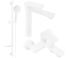 Mexen Royo DF05 bathtub set, White - 72213DF05-20