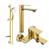 Mexen Royo DF05 bath set, gold - 72213DF05-50