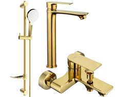 Mexen Royo DF05 bath set, gold - 72213DF05-50
