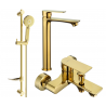 Mexen Royo DF40 bath set, gold - 72213DF40-50