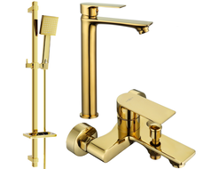 Mexen Royo DQ45 bath set, gold - 72213DQ45-50