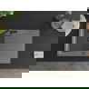 Mexen Cesar 1-compartment granite sink with a drip tray and kitchen mixer tap Flora, Grey - 6514-71-670401-70-B
