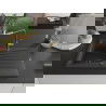 Mexen Cesar 1-compartment granite sink with a drip tray and kitchen mixer tap Flora, spotted black - 6514-76-670401-75-B