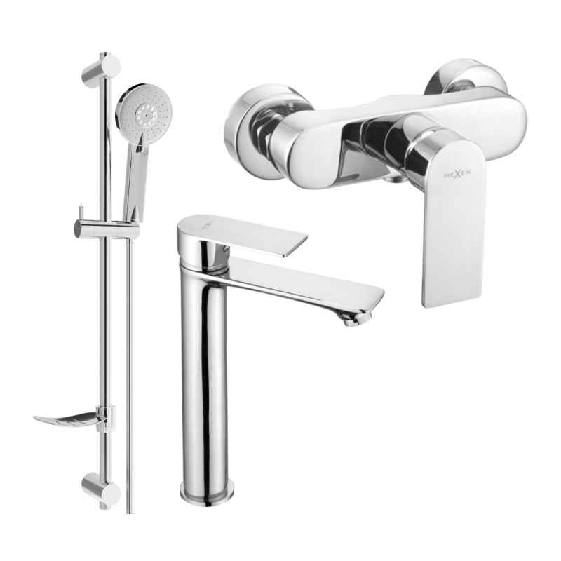 Mexen Royo DF40 shower set, Chrome - 72214DF40-00