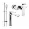 Mexen Royo DQ45 shower set, Chrome - 72214DQ45-00