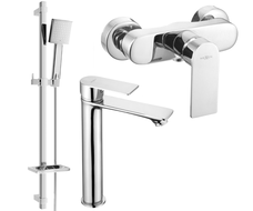 Mexen Royo DQ45 shower set, Chrome - 72214DQ45-00