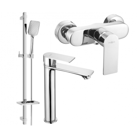 Mexen Royo DQ62 shower set, Chrome - 72214DQ62-00