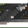 Mexen Enzo 1-compartment granite sink with a drip tray and kitchen mixer tap Flora, spotted black - 6506-76-670401-07