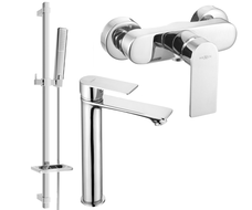 Mexen Royo DQ72 shower set, Chrome - 72214DQ72-00