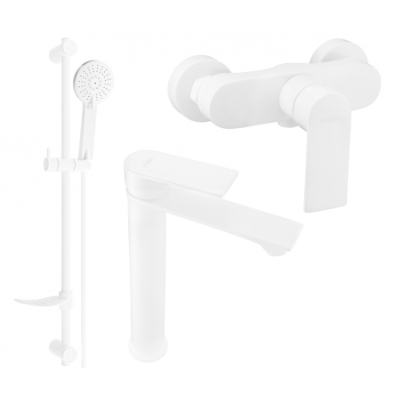 Mexen Royo DF40 shower set, White - 72214DF40-20