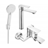 Mexen Royo R40 bathtub set, Chrome - 72213R40-00