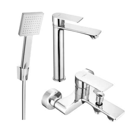 Mexen Royo R45 bathtub set, Chrome - 72213R45-00
