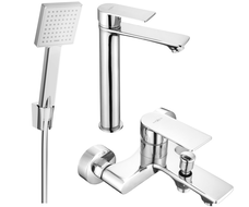 Mexen Royo R45 bathtub set, Chrome - 72213R45-00