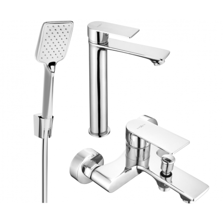 Mexen Royo R62 bathtub set, Chrome - 72213R62-00