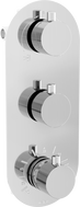 Mexen Kai thermostatic bathtub-shower faucet 3-way, chrome - 77603-00