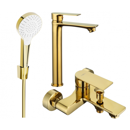 Mexen Royo R05 Bath Set, Gold - 72213R05-50