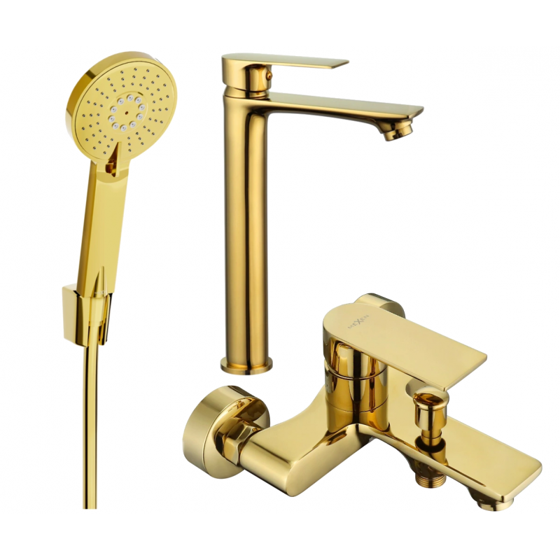 Mexen Royo R40 bath set, gold - 72213R40-50