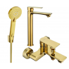 Mexen Royo R40 bathtub set, Gold - 72213R40-50
