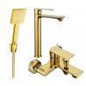 Mexen Royo R45 bathtub set, Gold - 72213R45-50