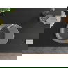 Mexen Kevin 1-compartment granite sink with a drip tray and kitchen mixer tap Flora, Grey - 6517-71-670401-00
